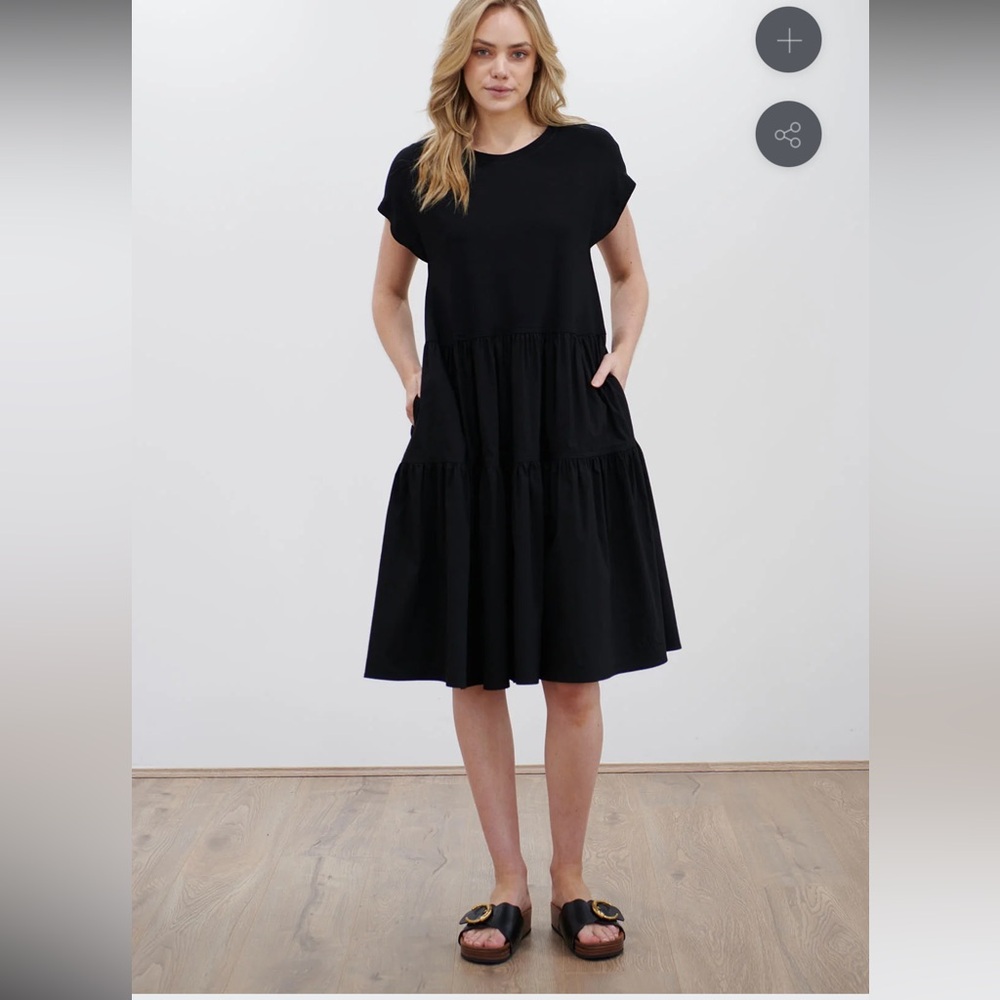 Chic Black Midi Dress